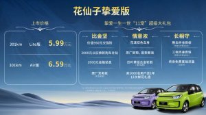5.99万起 女神通勤首选 花仙子挚爱版正式上市