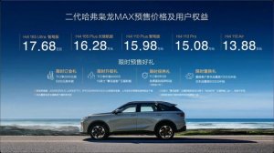 13.88万起 二代哈弗枭龙MAX预售开启 性价比拉满